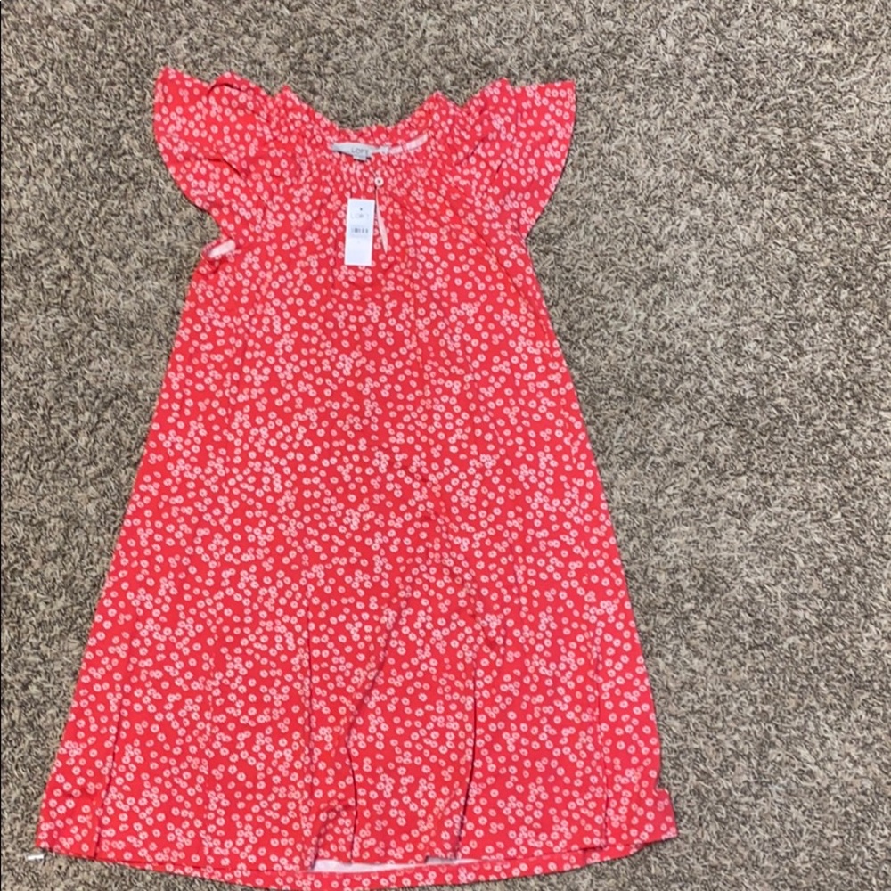 LOFT flutter sleeve dress